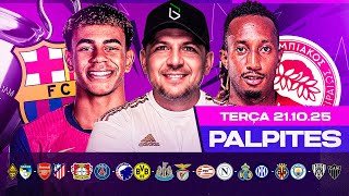 PALPITES DE FUTEBOL PARA 21 10 2025 (TERÇA-FEIRA) | Boleiros Tips