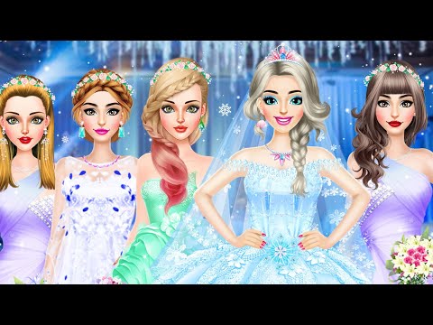 Ice Princess Wedding Dress Up Video