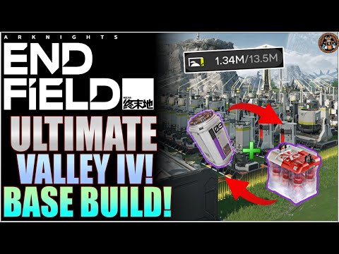 FULLY AUTOMATED Valley Four MEGA BASE BUILD! Mass produce all purple items in ARKNIGHTS: ENFIELD!