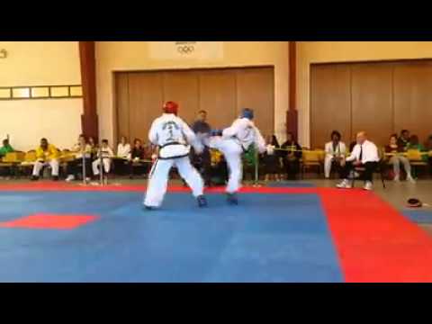 Nicholas Dusard vs Julio Carlos itf taekwondo New Jersey ultimate tae kwondo tournament round 1