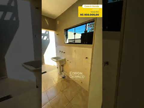 Casa com 3 quartos (1 suíte), piscina e área gourmet à venda, no Campo Belo em Pindamonhangaba/SP - CA2737