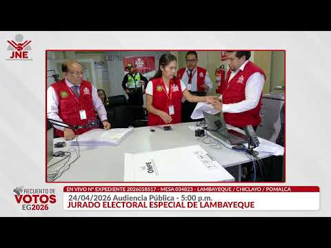 EXPEDIENTE Nº EG. 2026058517 034823 LAMBAYEQUE – CHICLAYO – POMALCA 17:00 h.