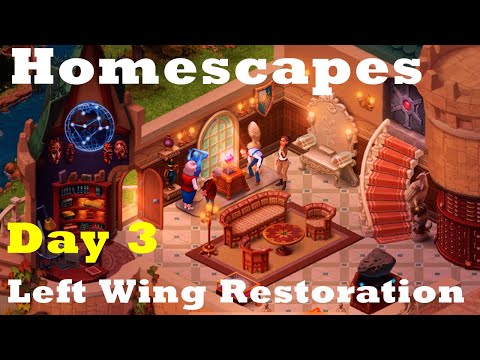 Homescapes Movie New Area Day 3 Story HD | Left Wing Restoration New Relative - Rachel Barrow | Ios