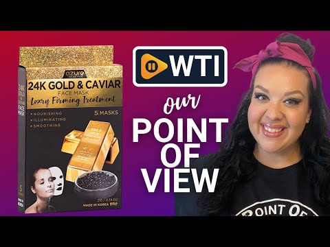 AZURE 24K Gold and Caviar Face Mask - WTI product video review