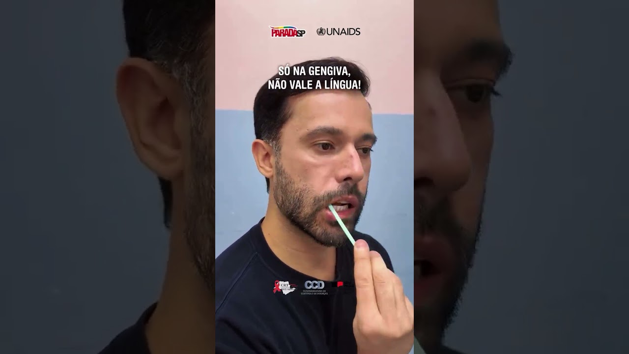 Você sabe realizar o autoteste para o HIV? Não? Pois o UNAIDS e o CRT-SP te ensina. Ah, é bem fácil.