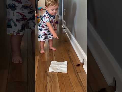 Kids hunt roaches in hallway #TikTokShopDealsforYouDays #pajamas #babeereshinee #sahm #baby