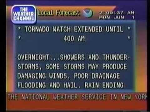 WeatherStar 4000, JFK, 6/1/1998
