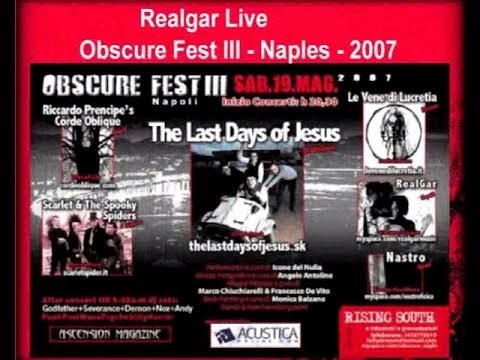 Realgar - Frammenti Live - Obscure Fest III - Naples 2007 (home video :))
