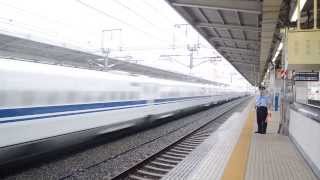preview picture of video '新幹線 N700 岐阜羽島駅 通過'
