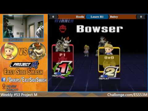 ESS Weekly #53: Hoolie (Lucas) Vs Bubsy (Bowser) - Losers Round 1 - Project M