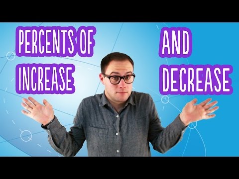 Percents of Increase and Decrease