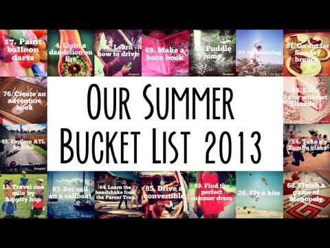 Our Summer Bucket List 2013 Summary