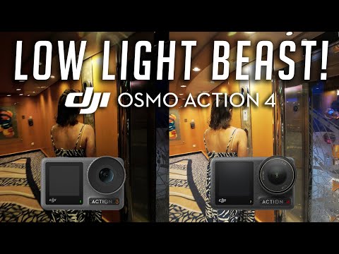 DJI Osmo Action 4 Low Light Is AMAZING // vs. Osmo Action 3