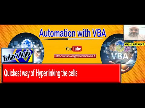 Creating Hyperlinks using VBA