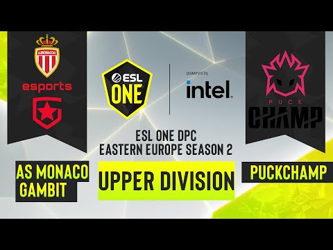 Dota2 - PuckChamp vs. AS Monaco Gambit - Game 1 - ESL One DPC S2 EEU - Upper Division
