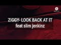ZIGGY LOOK BACK AT IT Feat Slim Jenkinz Lowered