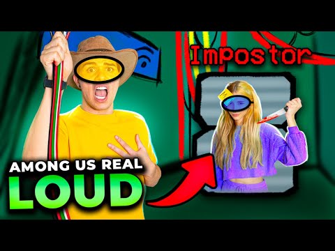 AMONG US DA VIDA REAL NA MANSÃO LOUD!!