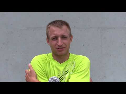 Pavel Nejedlý po výhře ve 2. kole na ITF v Trnavě 2017