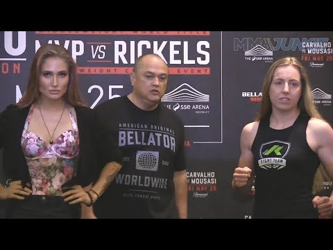 Anastasia Yankova vs. Kate Jackson - Media Day Face-Off - (Bellator 200: London) - /r/WMMA