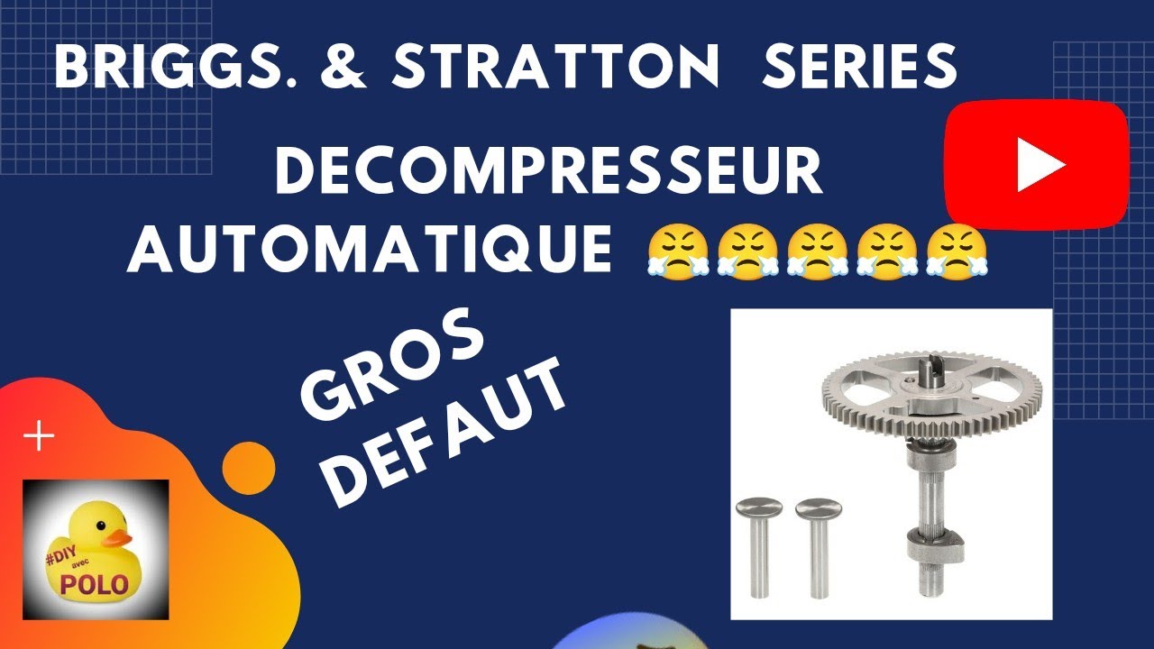 Panne récurrente : le décompresseur automatique 😤