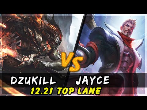 Dzukill - Yasuo vs Jayce TOP Patch 12.21 - Yasuo Gameplay