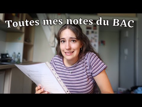 Toutes mes notes du BAC!😰 (aaah!)
