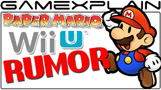 RUMOR: Paper Mario Wii U in the Works!