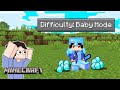 Using BABY MODE difficulty in Minecraft