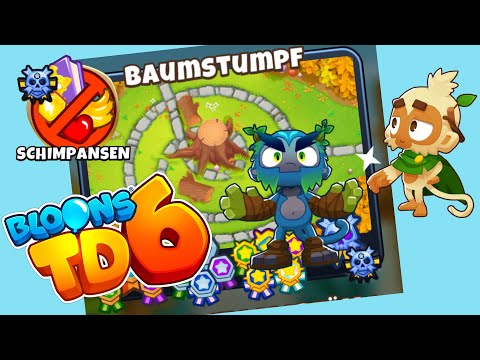 Bloons TD 6 BAUMSTUMPF im Schimpansen Modus