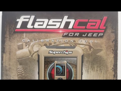 HOW TO CORRECT SPEEDOMETER FOR TIRE SIZE AND USE SUPERCHIPS FLASHCAL JEEP WRANGLER Jk
