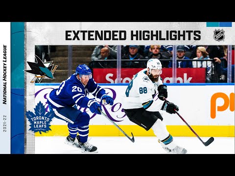 San Jose Sharks vs Toronto Maple Leafs Oct 22, 2021 HIGHLIGHTS