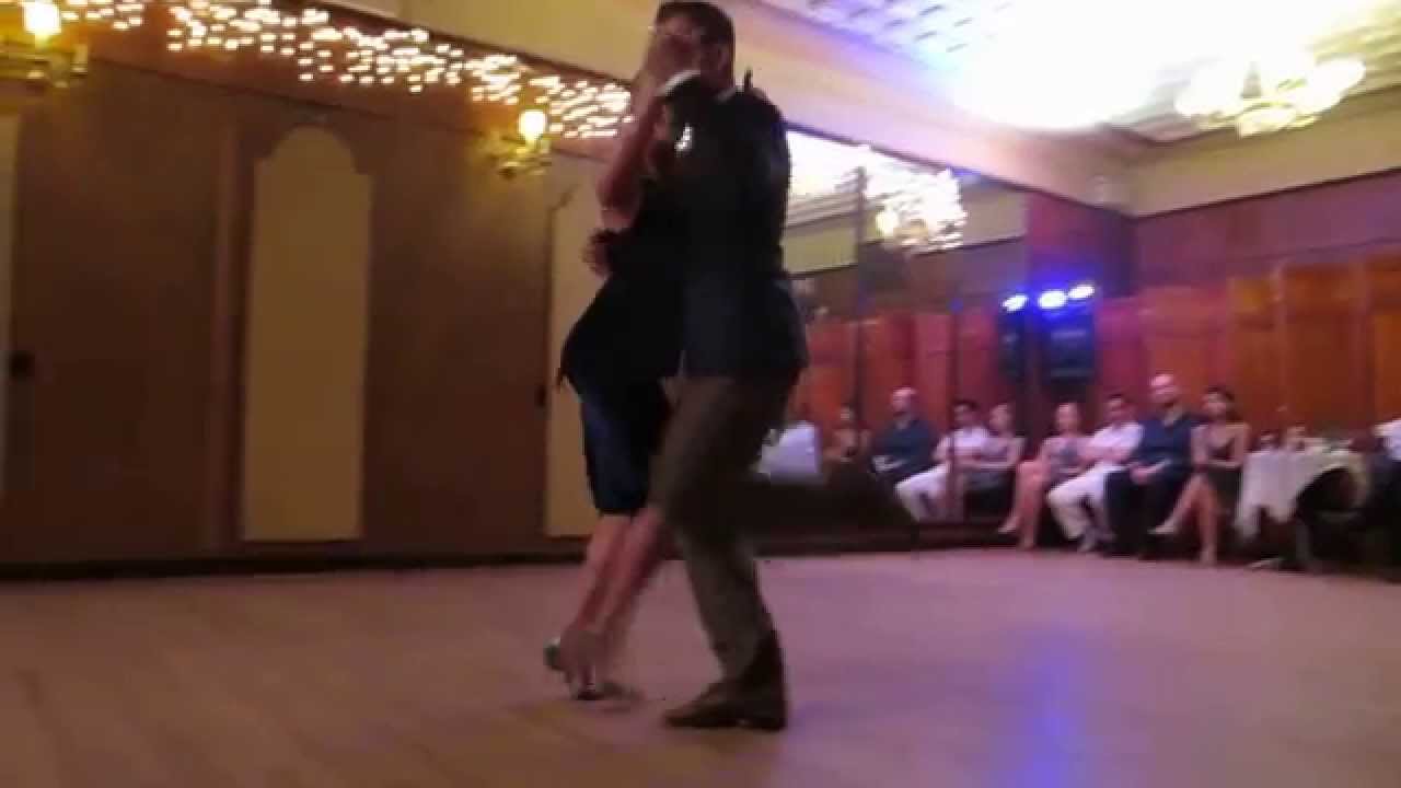 Dancers: Eleonora Kalganova & Michael Nadtochi at La Milonga Rosa ..Friday, Agugust 14, 2015