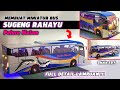 MAKING A SUGENG RAHAYU BUS MINIATURE NIGHT BULLET WITH FULL LIGHT DETAILS SCALE 20