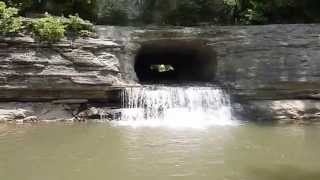 preview picture of video 'Montgomery Bell Tunnel at Harpeth River State Park, Kingston Springs, TN'
