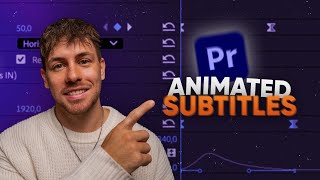 Create NEW ANIMATED SUBTITLES in Adobe Premiere - Tutorial
