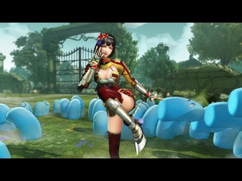 Musou Stars - Naotora Gameplay (Full Moveset) 無双☆スターズ