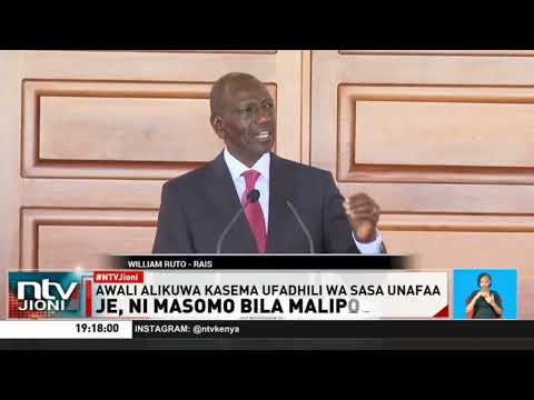 Rais Ruto apendekeza kuwa masomo katika vyuo vikuu na vyuo anuwai kuwa bila malipo