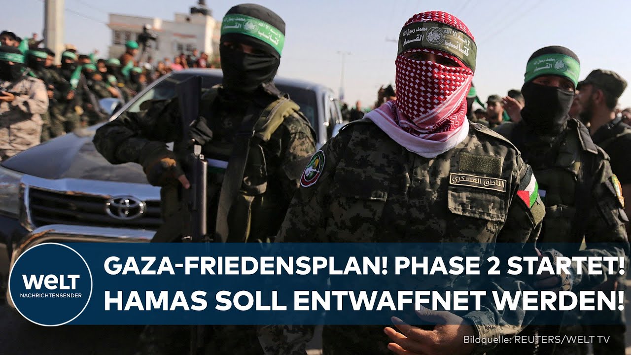 GAZA-FRIEDENSPLAN: Jetzt soll die Hamas entwaffnet werden - USA starten Phase Zwei!