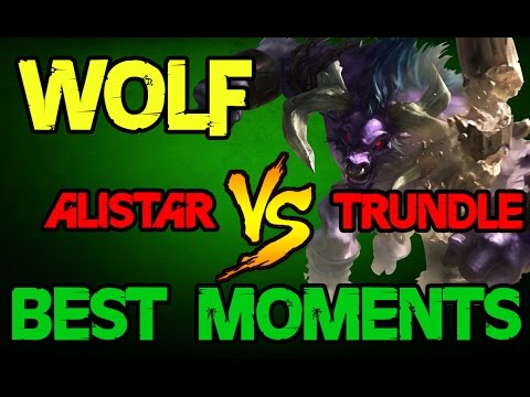 SKT T1 Wolf as Alistar vs Trundle | BEST MOMENTS
