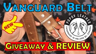 #new Popov Leather - VANGUARD BELT #review & #giveaway - Made in #canada