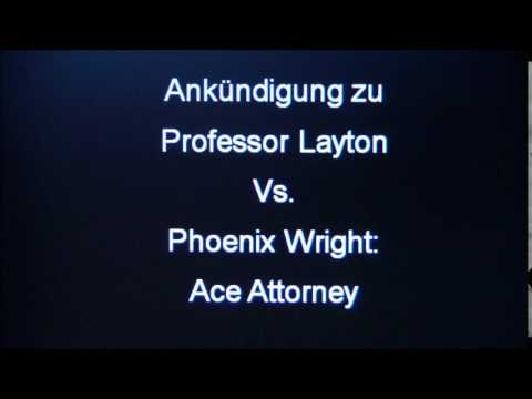 Let´s Play Professor Layton Vs. Phoenix Wright: Ace Attorney Ankündigung