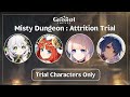 Attrition Trial (Trial Characters Only) - Misty Dungeon | Genshin Impact