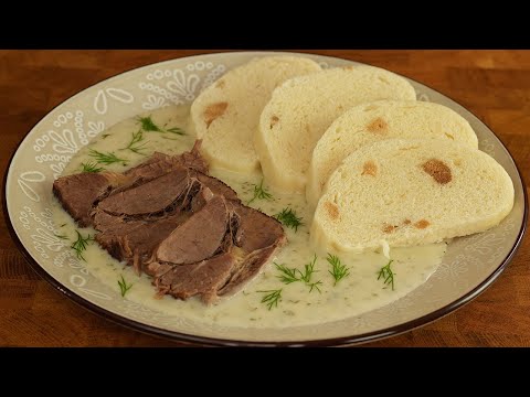 Czech Beef with Dill Cream Sauce (Koprovka)