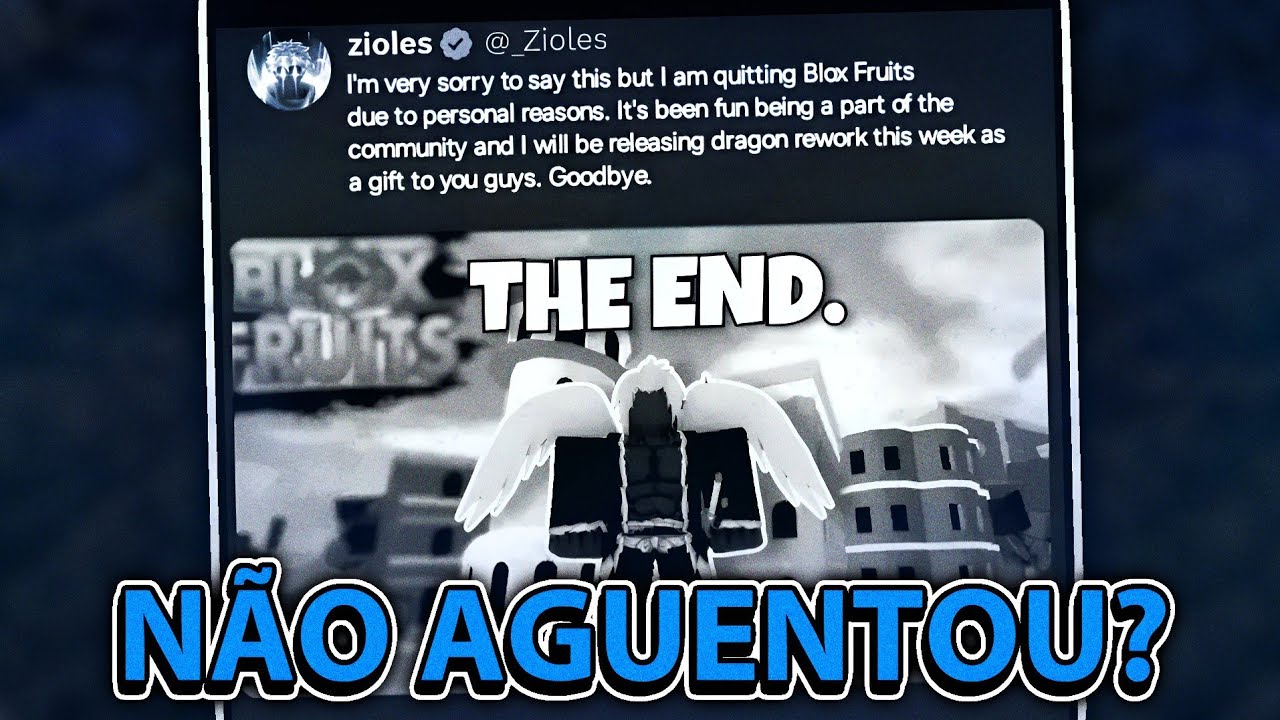 COMO ASSIM O ZIOLOS QUITOU DO BLOX FRUITS?!