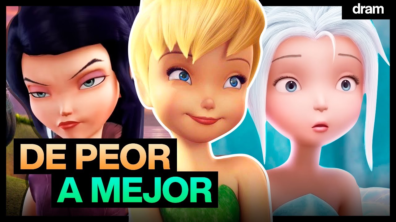 Las 7 PELICULAS de TINKERBELL de PEOR a MEJOR