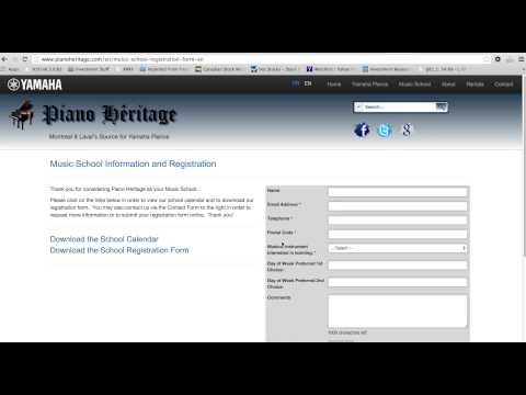 Music School Registration