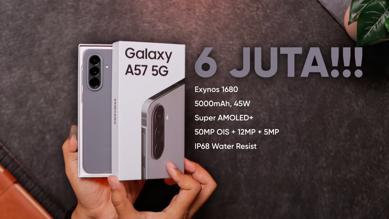 UJUNGNYA JADI HP MIDRANGE TERLARIS !!! Unboxing Samsung Galaxy A57 5G + Tes Gaming + Tes Kamera