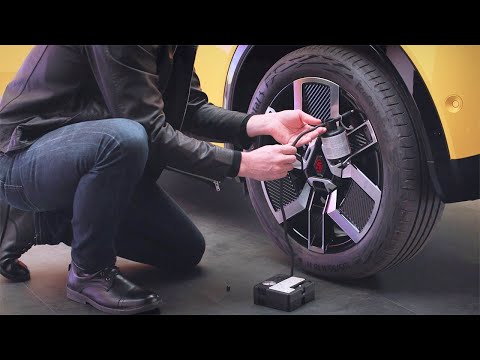 le kit de gonflage - R5 E-Tech 100% électrique - Renault