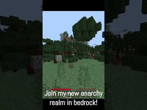 Insane Minecraft Bedrock Anarchy Realm! Join Now!