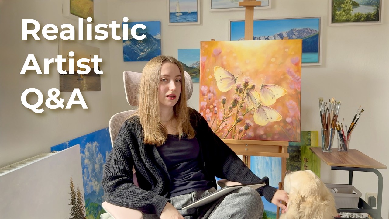 Realistic Painter Q&A | Self-Taught Artist, Oil Painting, Commissions & Process